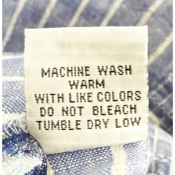 Habitat Women's Linen Blend Button Up Lightweight Shirt 3/4 Cuff Sleeves Coastal - Picture 8 of 8